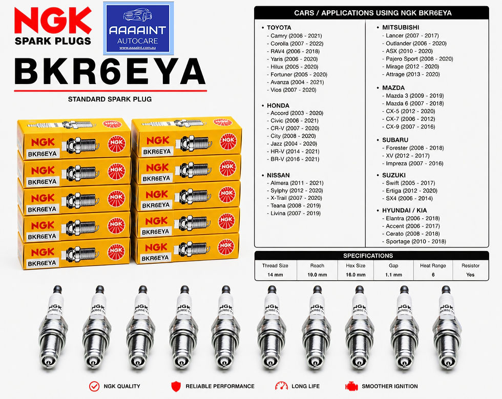 Thumbnail: NGK BKR6EYA x 10 Spark Plugs