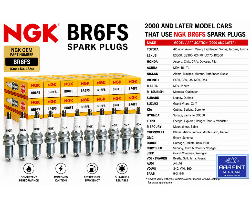 Thumbnail: NGK BR6FS x 10 (4824) Spark Plugs