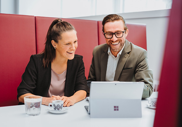 Bettina Fabian am Arbeiten