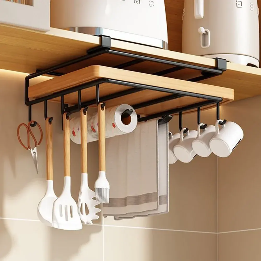 Organizador de Cozinha para Armário com Ganchos