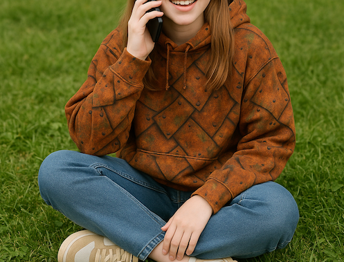 Thumbnail: Rust & Rivets - Unisex cotton hoodie