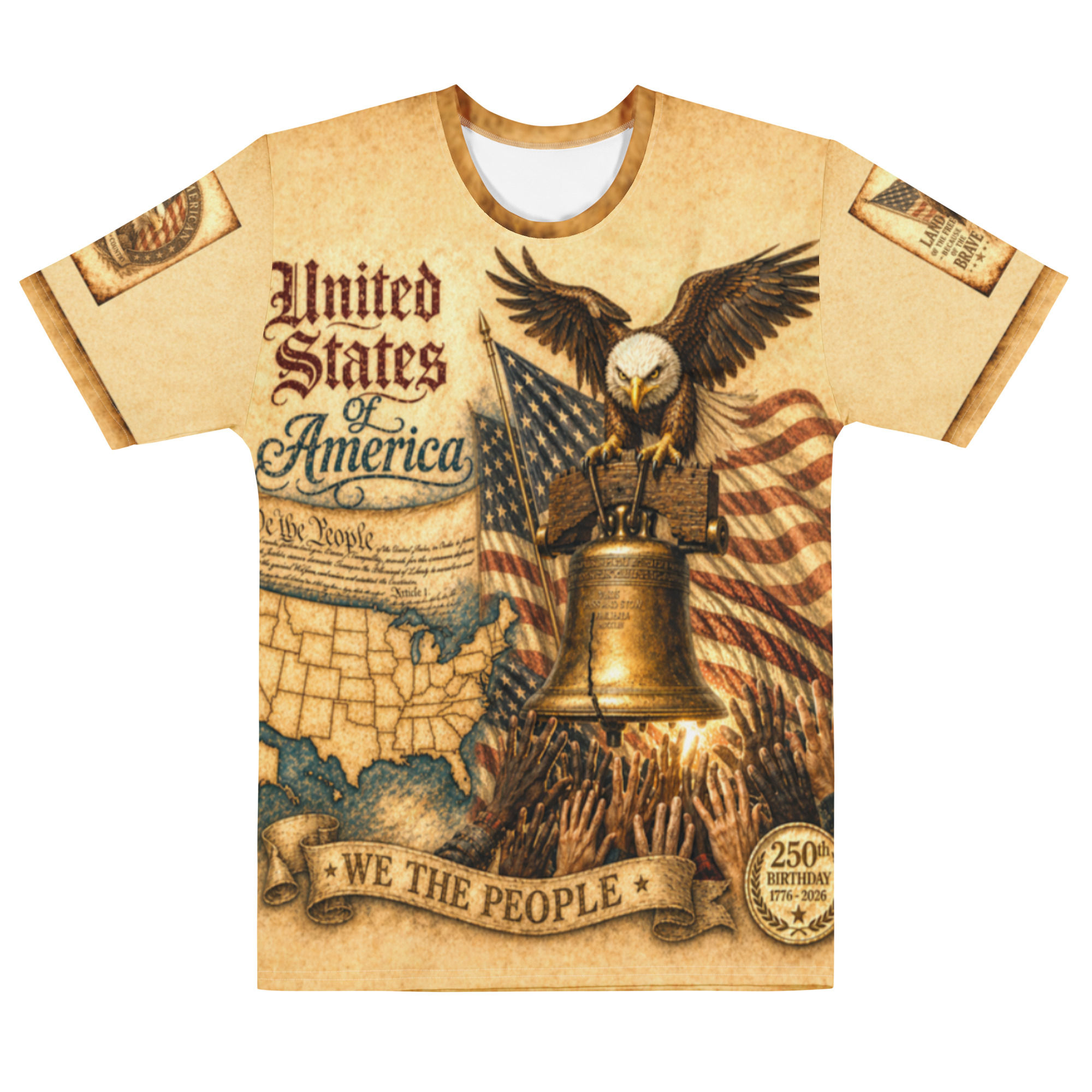 WE THE PEOPLE  - Special Edition -  cotton crew neck t-shirt