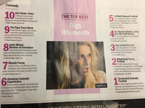 TimeOut's Top 10 Comedy Gigs This Month