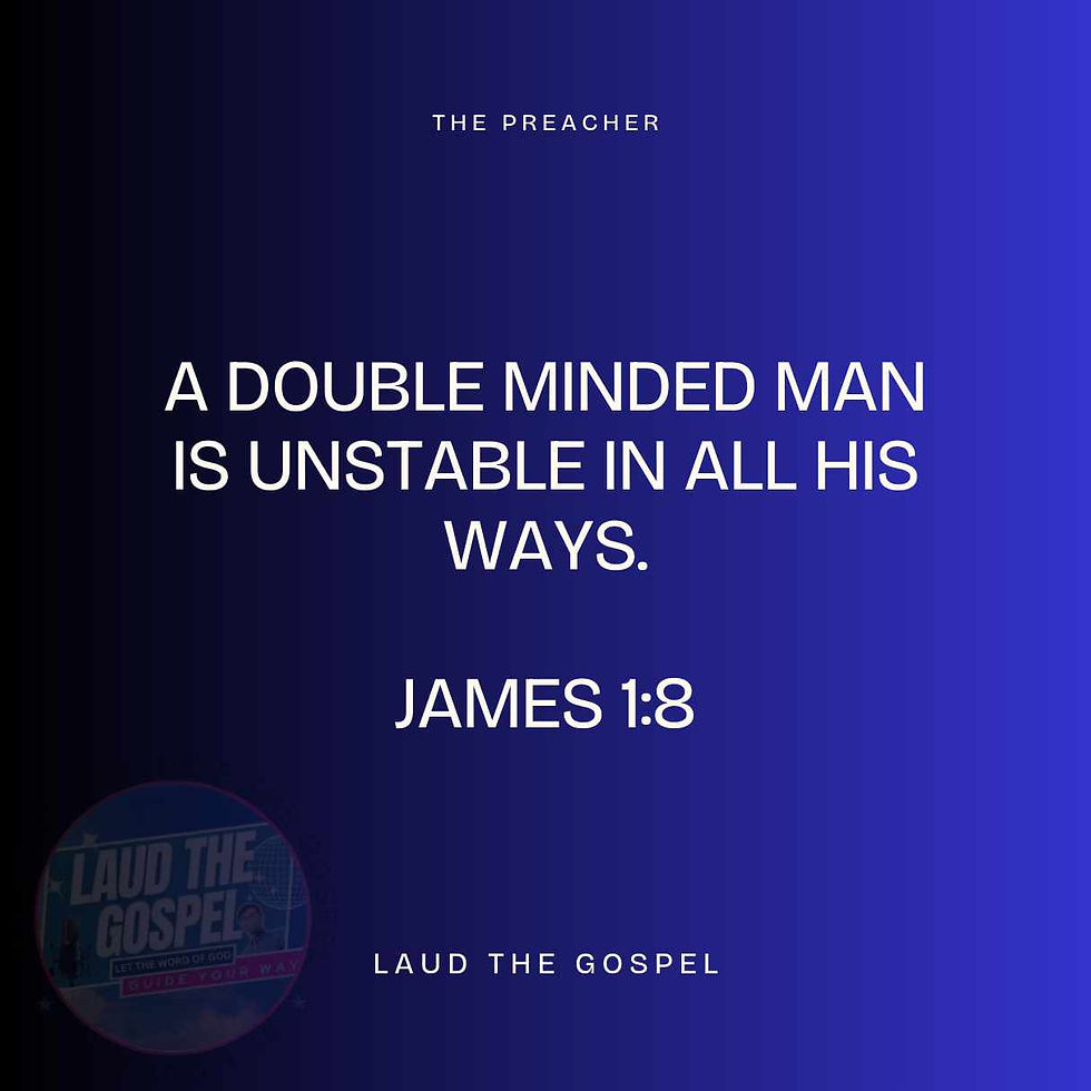 Ang Peligro ng Double-Minded