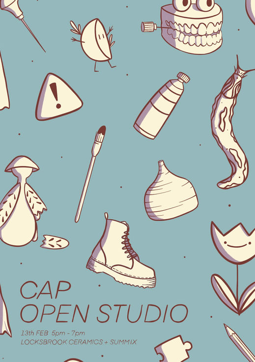 Poster, CAP open Studio 