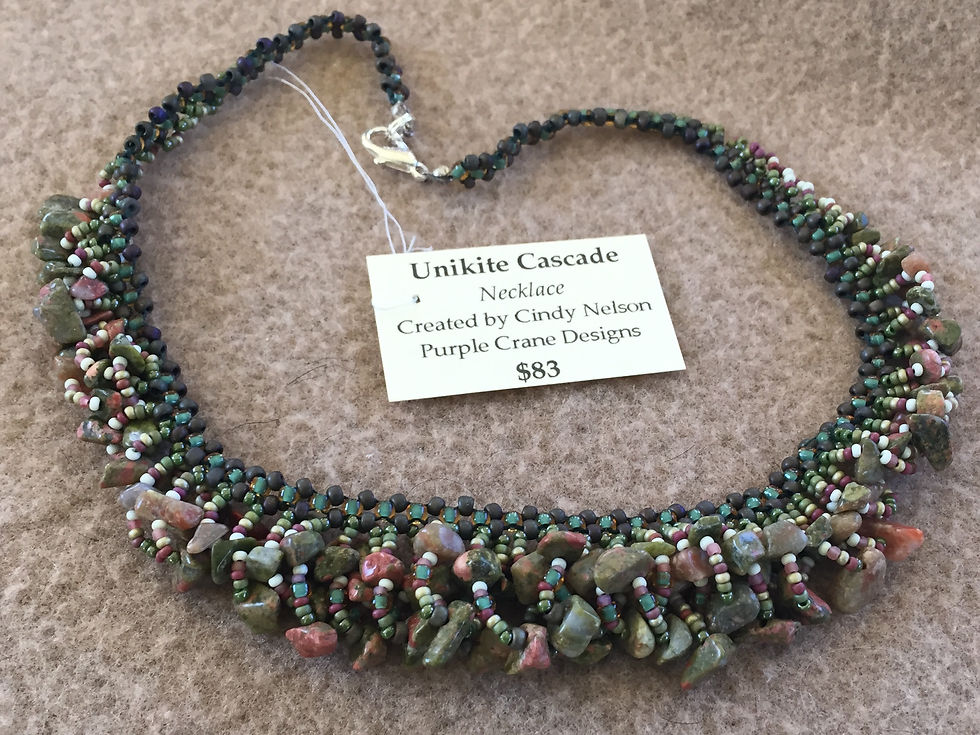 Unikite Cascade Necklace