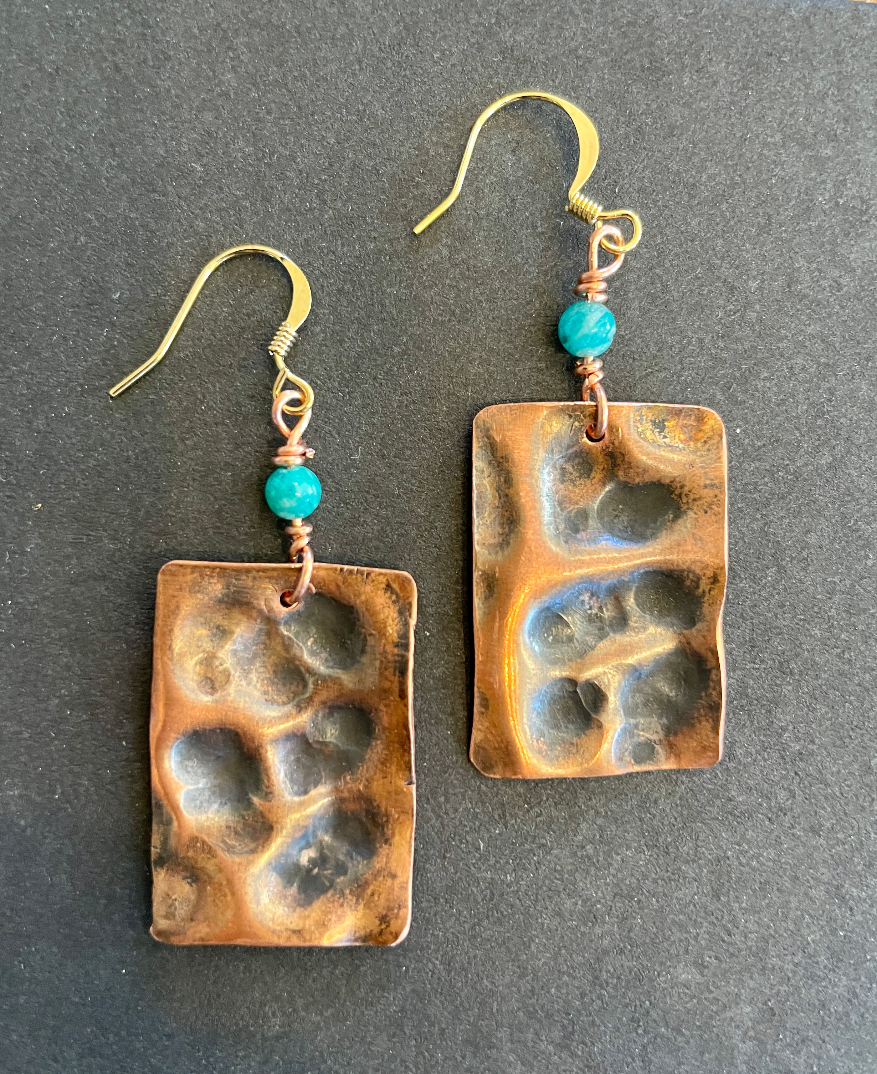 Leopard Copper with Blue Apatite