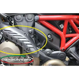 サムネイル： CRBONVANI:DUCATI:MONSTER1200 MY17~：エキゾーストパイプ・ガード B R-タイプ