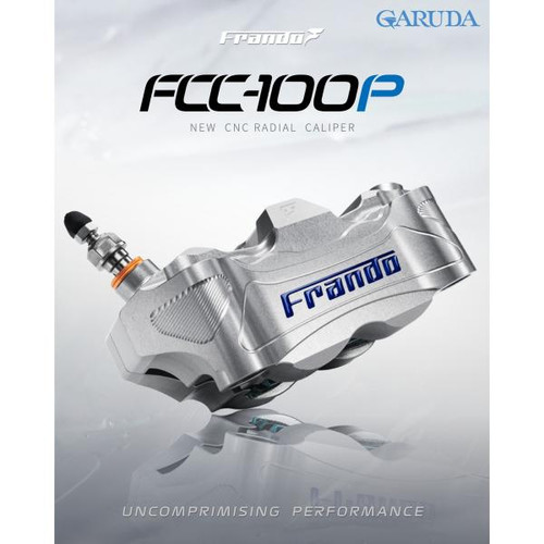 frando 100mmピッチ　右　ラジアルキャリパー Frando フランド FCC-100P 4POT CNCラジアルマウントキャリパー 100mm