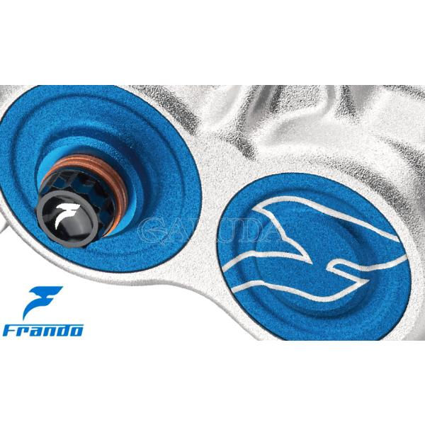 サムネイル： Frando フランド FCF-640MGT 4POT 鍛造モノブロックキャリパー 40mmピッチ