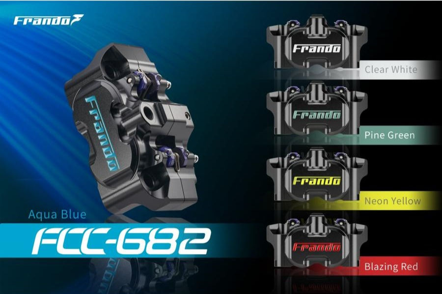サムネイル： Frando FCC-682 4POT CNC削り出し鍛造キャリパー<40mmピッチ>【フランド】