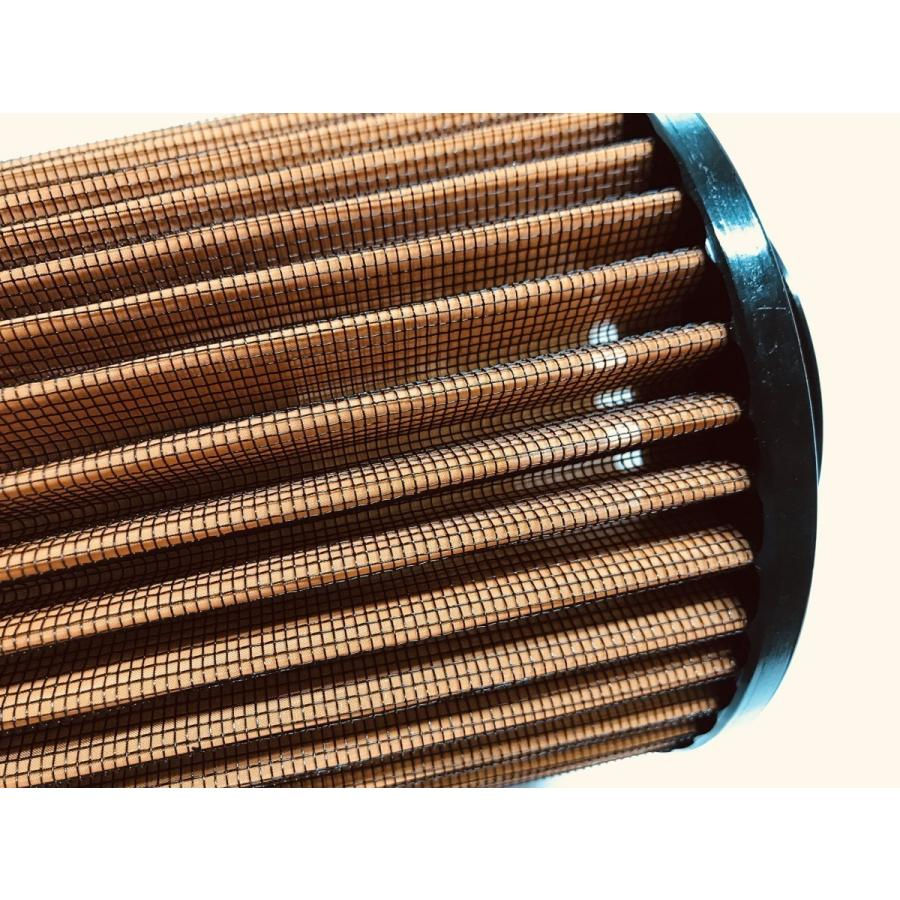 サムネイル： 【DF60150S】ダブルフロー・コニカルフィルター Φ60 x 150mm(取付口内径 x 長さ) スプリントフィルター
