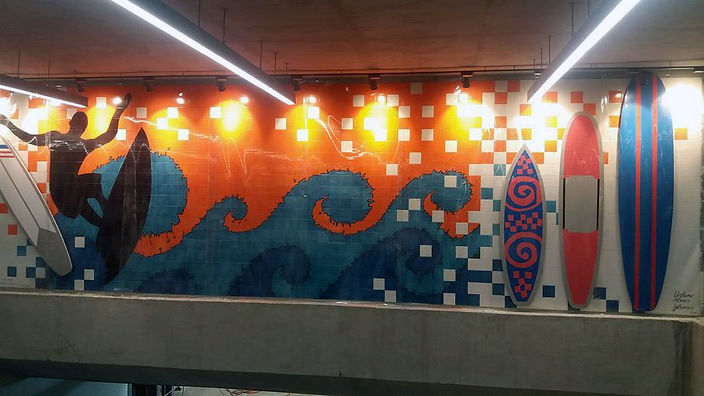 Painel Surfista Leblon