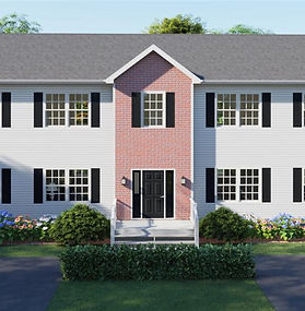 Two Story Four-Plex | 4 Apartments each with 1 bedroom and 1 bath