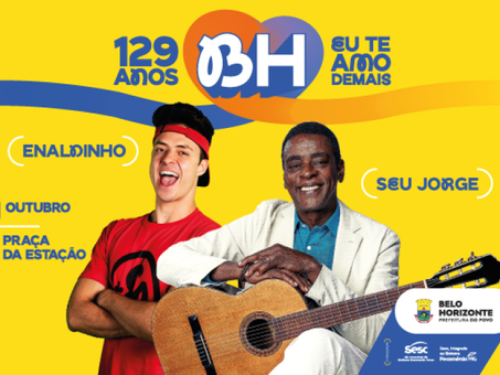 Festa de 129 de Belo Horizonte terá ações de cuidado, inclusão e sustentabilidade na Praça da Estação