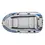 Miniatura: Canotto gonfiabile Intex 68324 gommone Excursion 4 persone con remi pompa