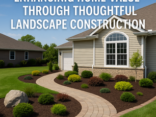 Enhancing Home Value Through Thoughtful Landscape Construction