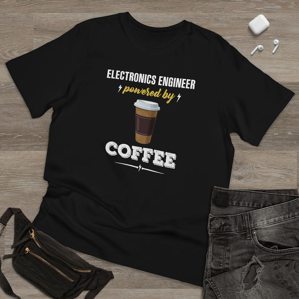 Thumbnail: Unisex Deluxe T-shirt (powerdbycoffee)