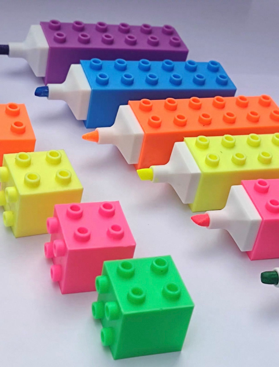 Thumbnail: Children's Stationery Building Blocks Highlighter Pen 