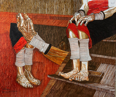 Ruyank’ng and Rasunk’ng of The Ring Ladies, Kampung Semban, 2023