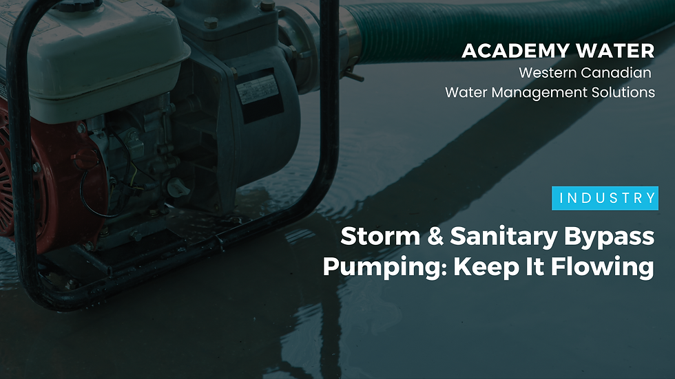 Storm and Sanitary Bypass Pumping