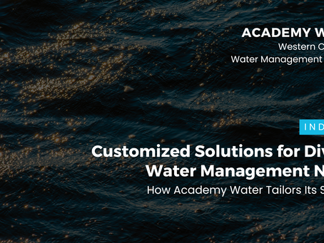 Customized Solutions for Diverse Water Management Needs