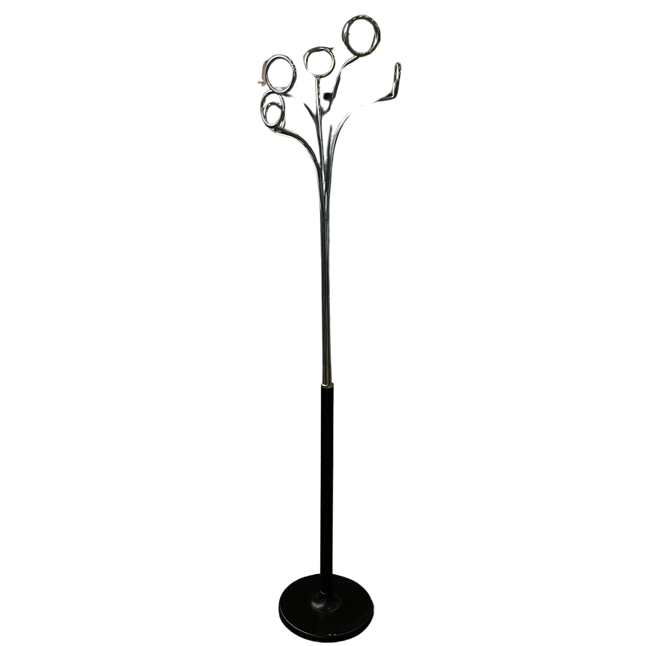 Porte-manteau design métal chromé (Qté : 1) ACS083