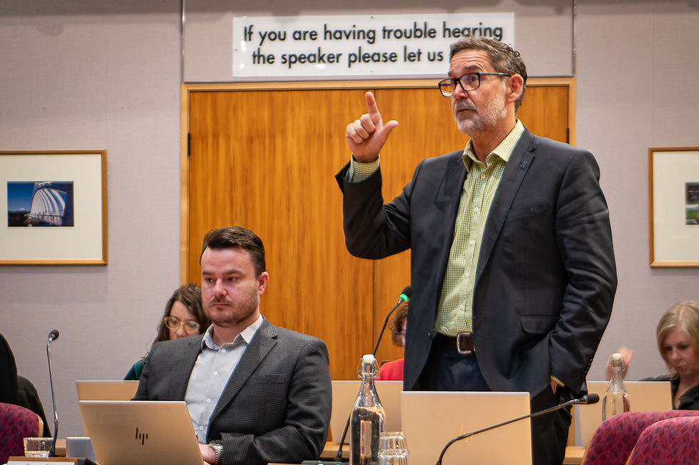 David Bublitz was one of the councillors questioning the infrastructure slow-down (Te Korimako o Taranaki)