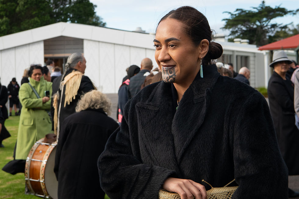 Te Arikinui Kuīni Nga wai hono i te po attended Saturday's Te Rā o Māui Pōmare.