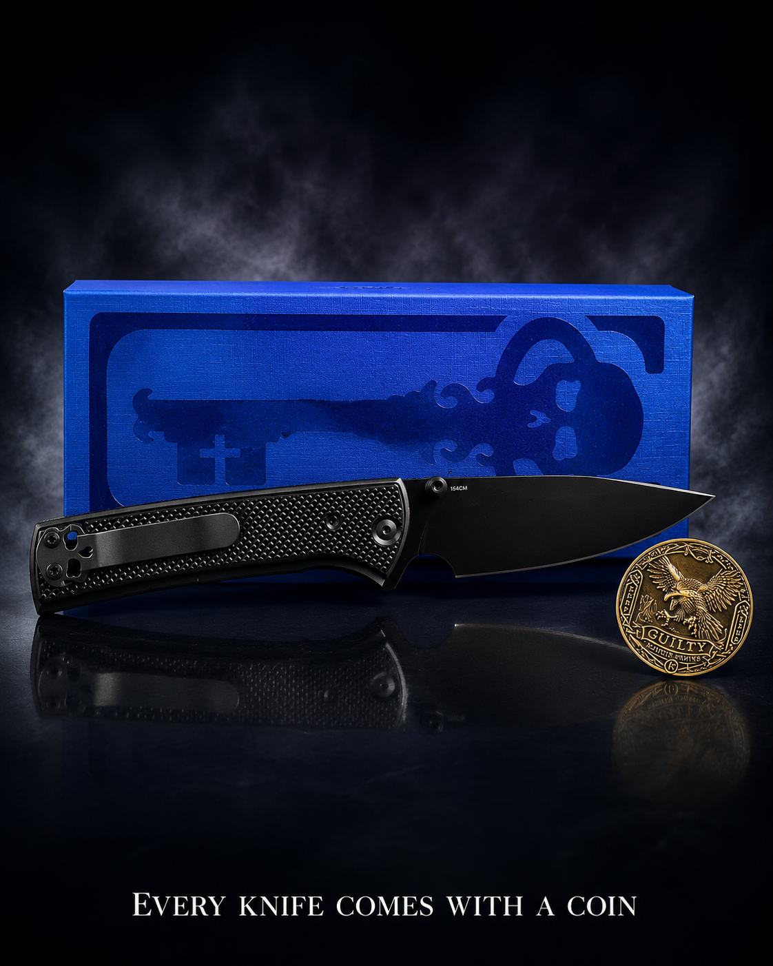 Chavez Knives Scapegoat 229 Murdered Out Black