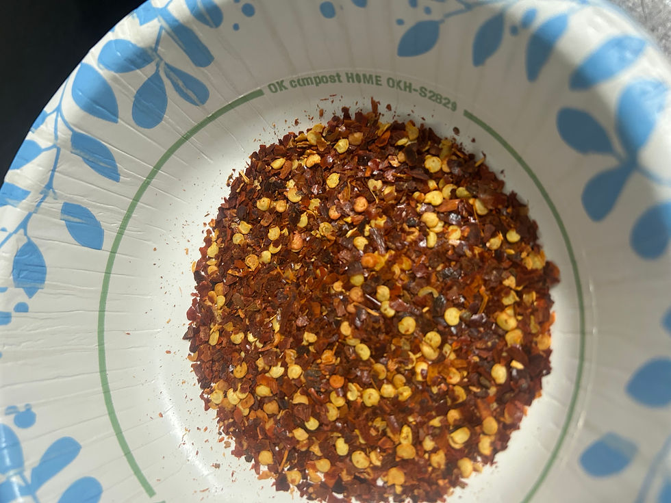 The littlest things can create the biggest memories.  I eat pepper flakes with everything, something I get from you and makes me smile every time I pull them out. I love you ❤️ 