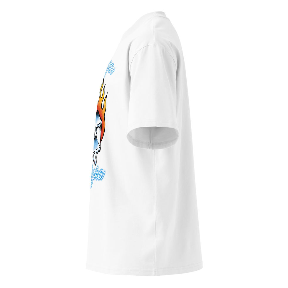 Thumbnail: Chinga La Migra oversized high neck t-shirt