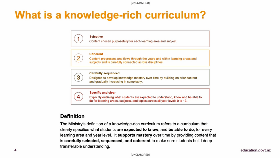 Recording & Transcript: Unpacking the Draft Science Learning Area (Year 0 - Year 8)