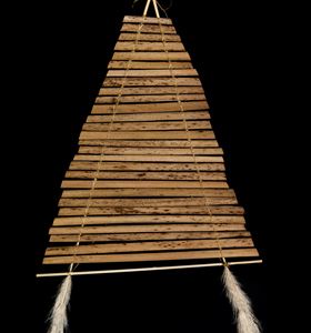 Hands on Tauranga teaching object featuring a Māori kite used to explore traditional knowledge, materials, and flight.