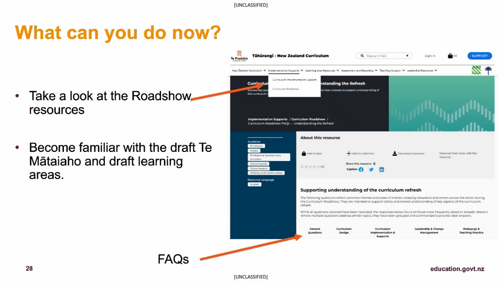 Recording & Transcript: Unpacking the Draft Science Learning Area (Year 0 - Year 8)