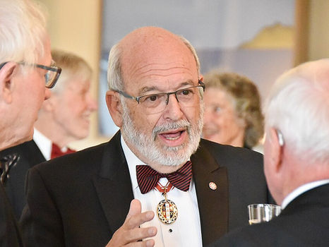 Sir Peter Gluckman speaking at an event in 2020 – New Zealand scientist and policy advisor, founder of Koi Tū: The Centre for Informed Futures.