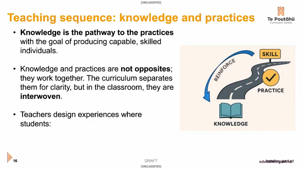 Recording & Transcript: Unpacking the Draft Science Learning Area (Year 0 - Year 8)