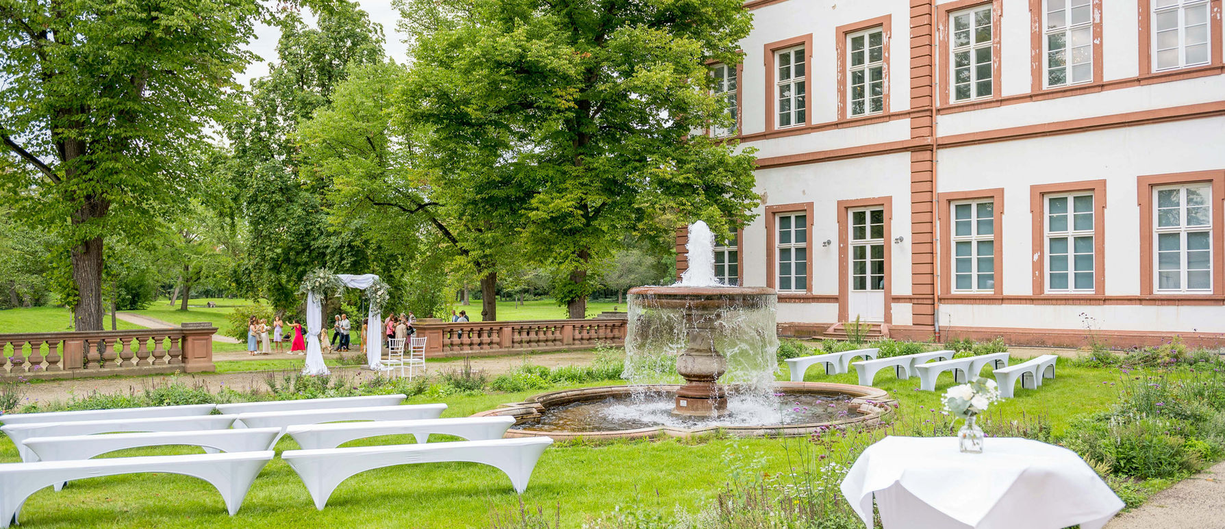 Schloss Philippsruhe Hanau, Gastronomie, Restaurant, Event, Hochzeit, Feier, Terrasse, Gewölbekeller