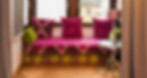 Stilvolle Lounge-Ecke im Hotel Klemm Wiesbaden