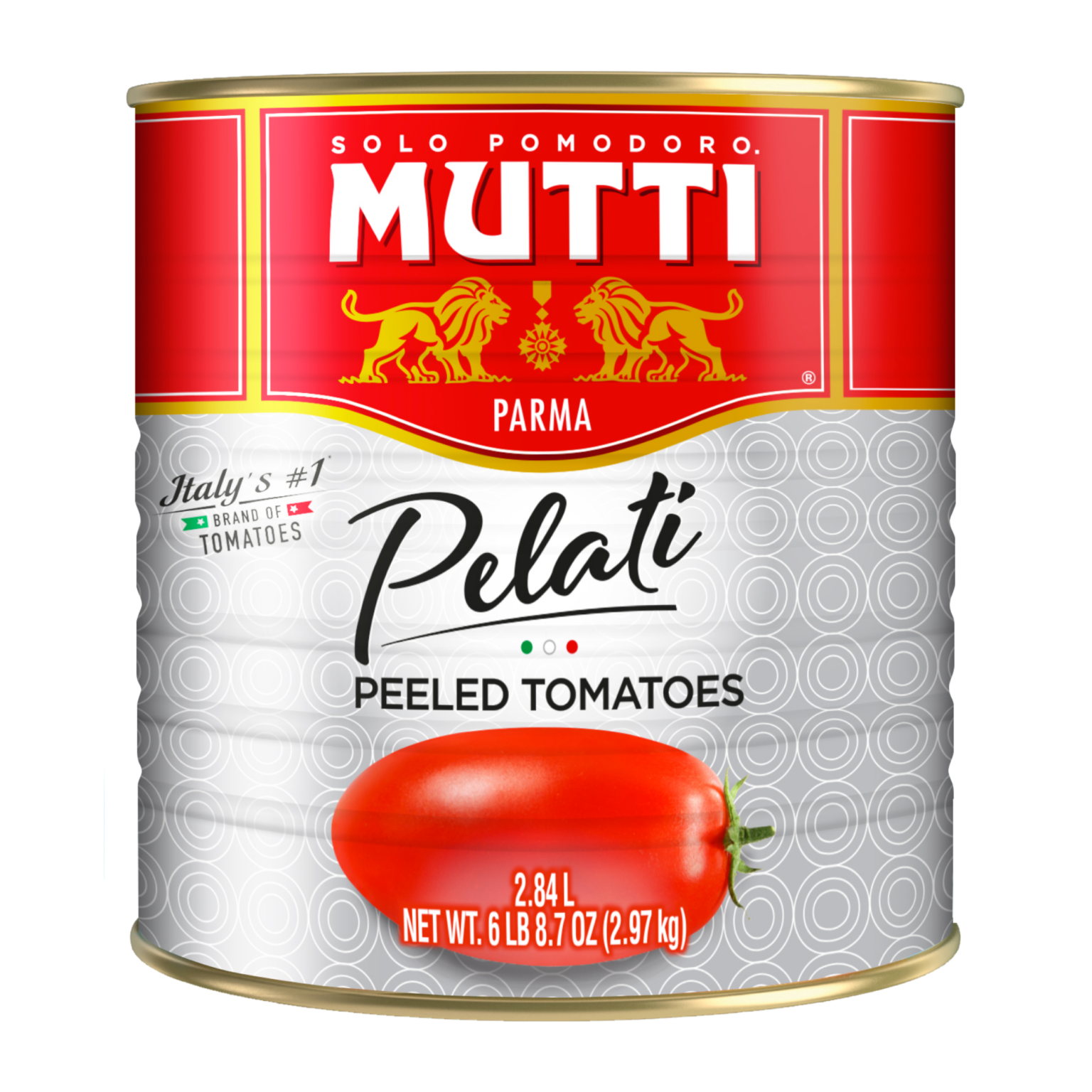 Mutti Whole Peeled Tomatoes #10 - 6lb (Pack of 6)
