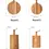 Thumbnail: Acacia Wood Cutting Board With Handle,Round Pizza Paddle Serving