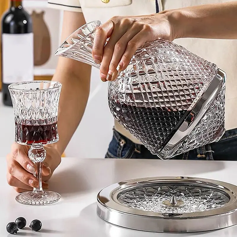Thumbnail: High-Grade Crystal Glass 360Rotating Decanter
