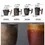 Thumbnail: Japanese Vintage Tea Cup Set Ceramic