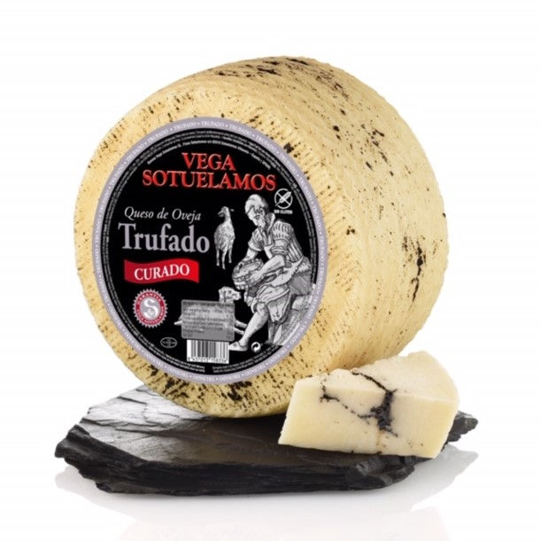 Vega Sotuelamos Sheep Spanish Cheese with Truffle - 6.6lb