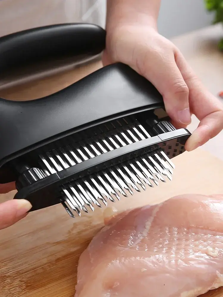 Thumbnail: Meat Tenderizer 48-Pin Knocking Meat Piercing Taste Needle