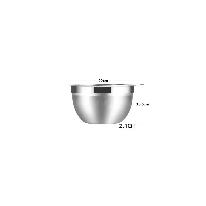Thumbnail: LMETJMA Stainless Steel Mixing Bowls