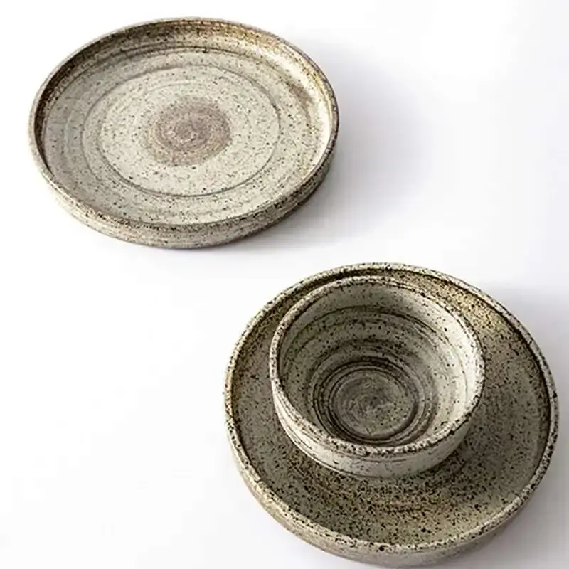Thumbnail: Retro Handmade Stoneware Rice Soup Bowl