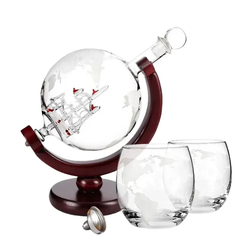 Thumbnail: Creative Globe Decanter Set With Lead-Free Carafe