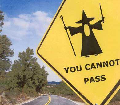 'faut pas tomber dans le panneau !