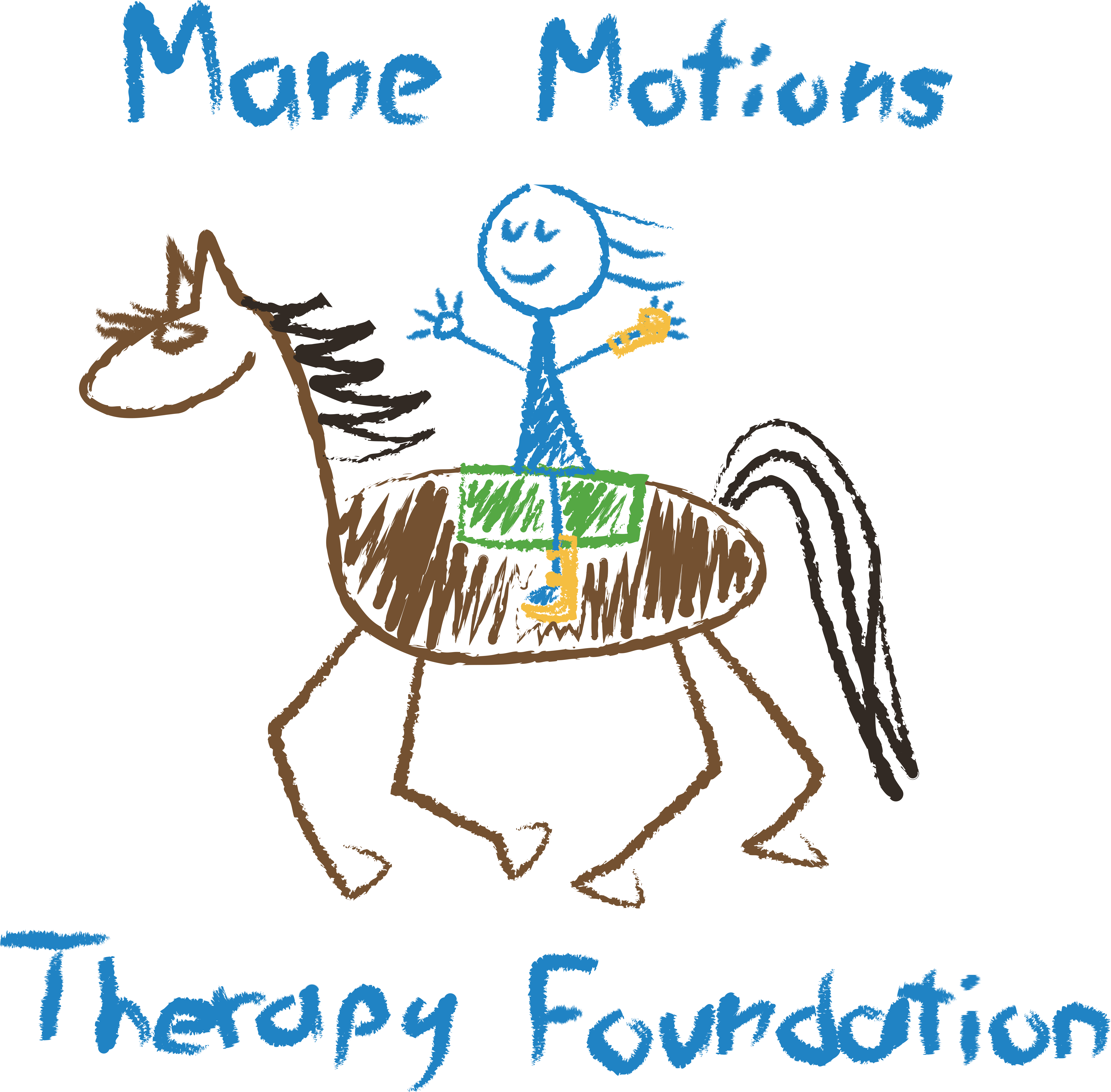 Mane Motions horse and rider artwork